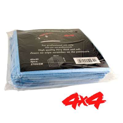 Microfiber Polishing Cloths blue